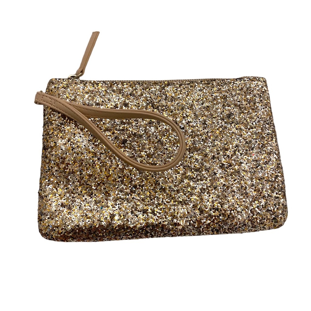 Pink glitter wristlet Concert Bag Wallet Purse